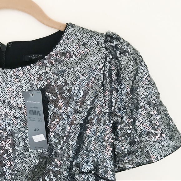 Ann Taylor Sequin Shift Dress - Picture 5 of 7